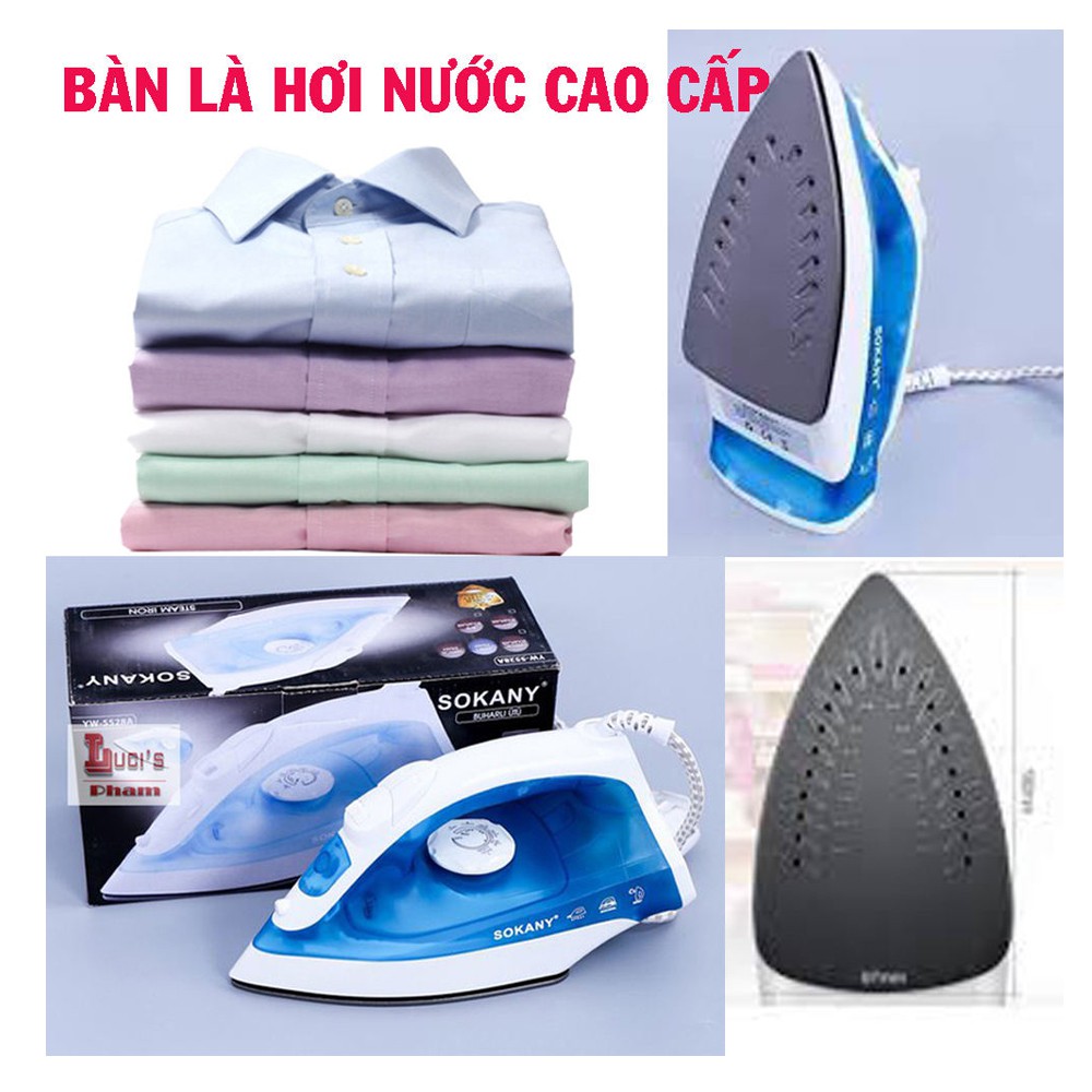 Bàn là hơi nước cầm tay cao cấp chính hãng Sonaky YY 5518 công suất 1600W mẫu mới 2021 ( Bảo hành 12 tháng)