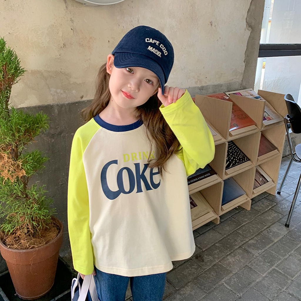 Áo Thun Dài Tay In Họa Tiết Thời Trang Xuân Thu Cho Bé