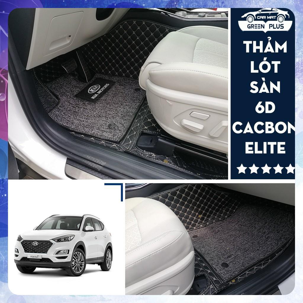 Thảm lót sàn 5D,6D cao cấp Cacbon Elite Hyundai Tucson