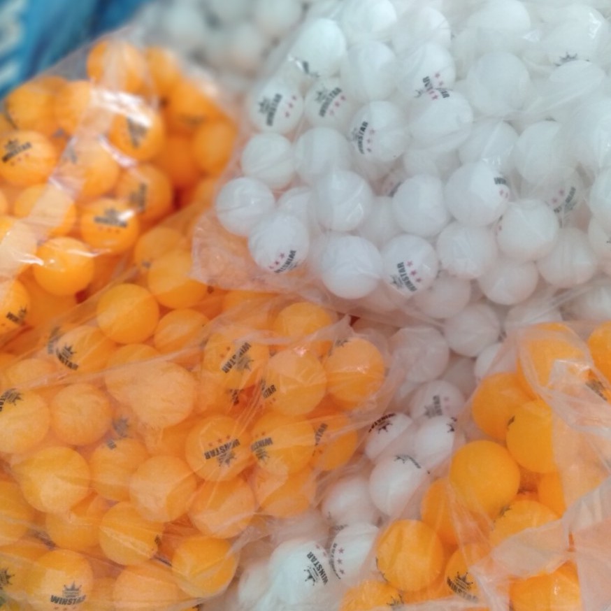 Quả Bóng Bàn Tập Chơi Có 2 Màu Vàng Trắng
