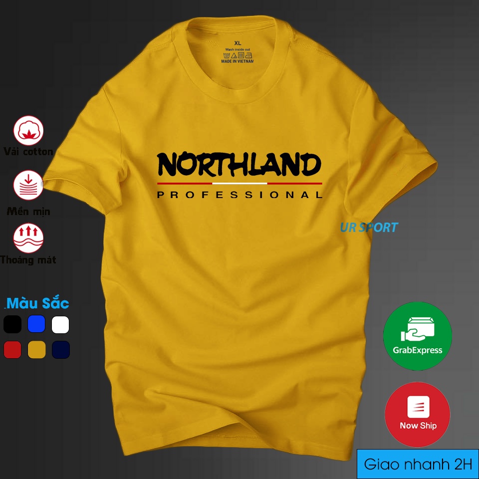 Áo thun nam cổ tròn NorthLand thời trang trẻ cá tính | ur sport