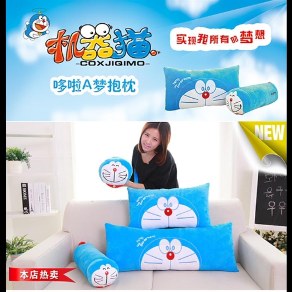 Doraemon Gối Ôm Dài Hình Doremon Nhồi Bông Dễ Thương