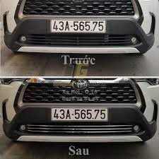 [Hàng mới về] Bộ ốp trang trí mặt Ca Lăng, Calang bên dưới dành cho xe Toyota Corolla Cross