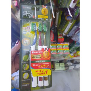 Bàn chải đánh răng Muối tre dành riêng cho nướu nhập khẩu chính hãng công ty LG Hàn Quốc