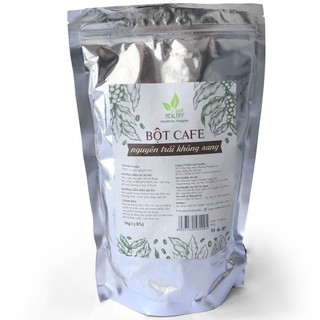 Bột cà phê enema (nguyên trái không rang)Viethealthy Bịch 1kg, dùng cho coffee enema thải độc đại tràng, gan, làm đẹp da
