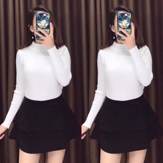 Áo len tăm cổ 3p