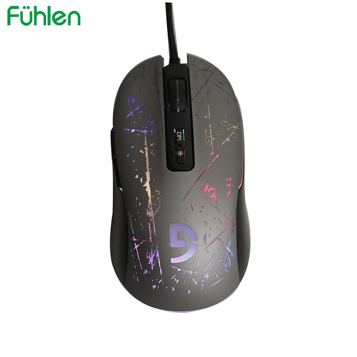 Chuột có dây game Fuhlen F200 RGB - 1 đổi 1 trong vòng 2 năm.