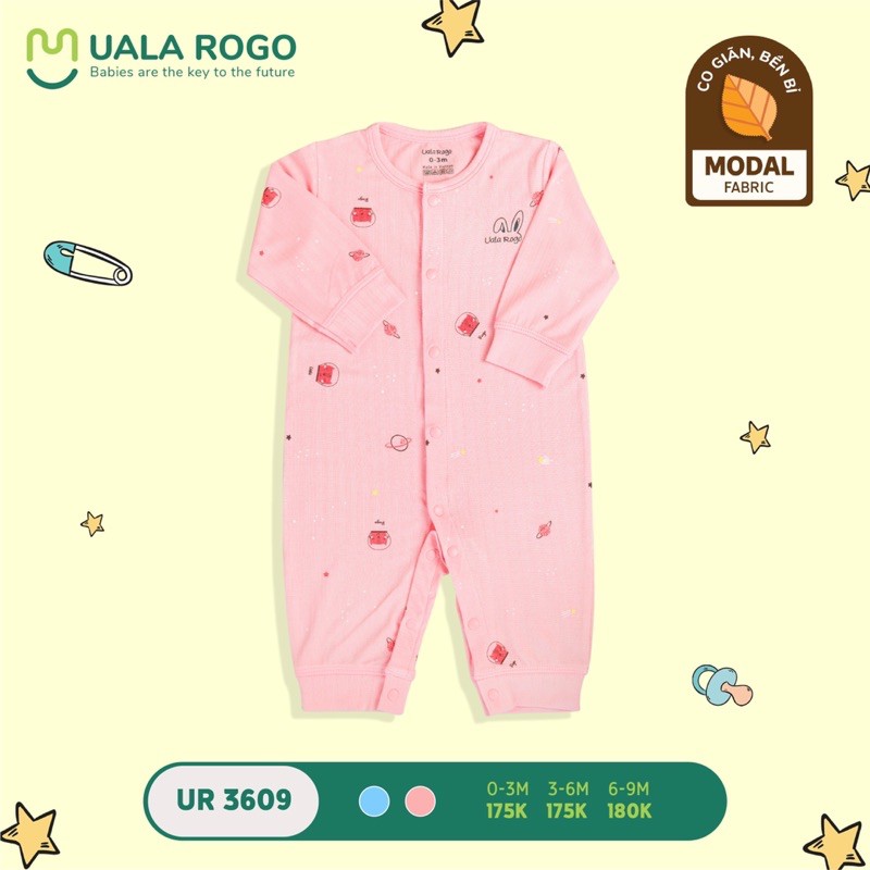 BODY DÀI TAY UALAROGO VẢI SỢI SỒI MODAL SIÊU MỀM MỊN UR3609 CHO BÉ