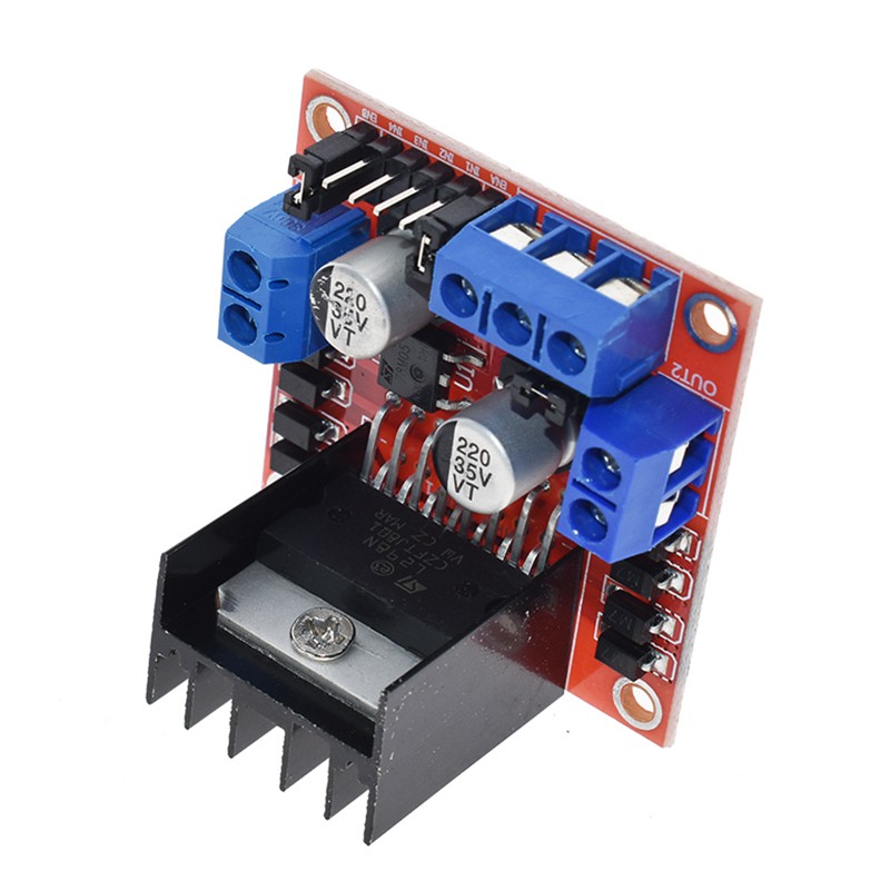 Mô-đun bảng điều khiển động cơ bước DC Dual H Bridge DC L298N cho Robot ô tô thông minh Arduino Stepper Motor