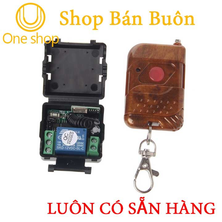 Bộ Học Lệnh 1 Kênh 12V RF315Mhz + Tay Phát