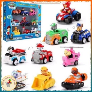 Chó cứu hộ paw patrol a8, a9, a11, mô hình 6 con, 7 con, 8 con, 9 con đồ chơi cho các bé