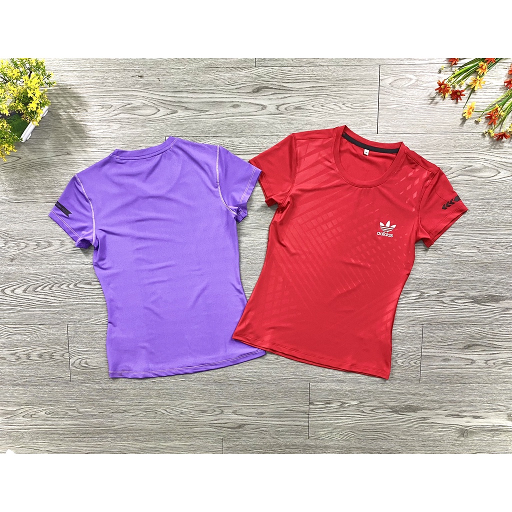 [ FREE SHIP ] Áo Thun Nữ Tập Gym Yoga Chạy Bộ 4 mã DN08