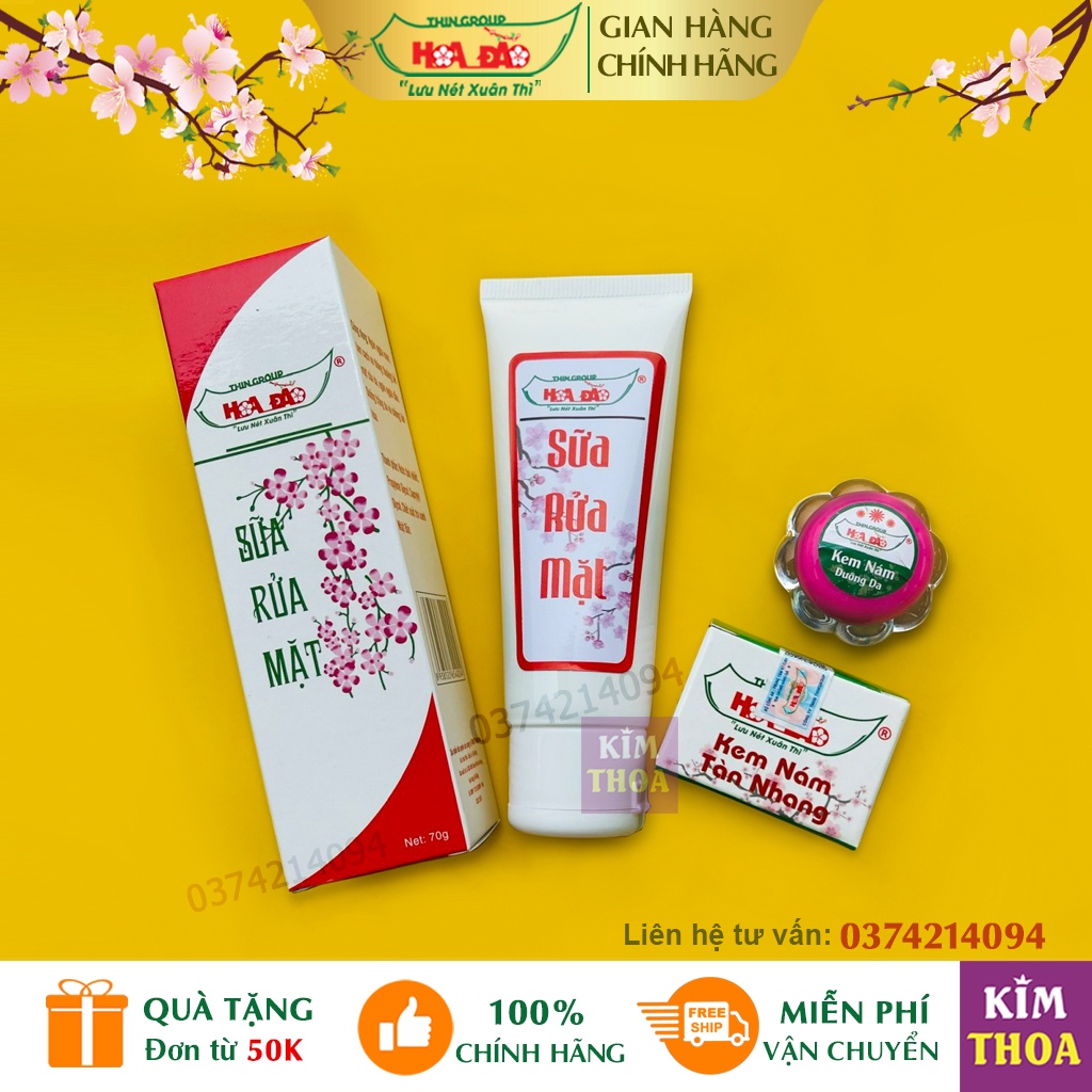 Combo chăm sóc da nám, tàn nhang Hoa Đào