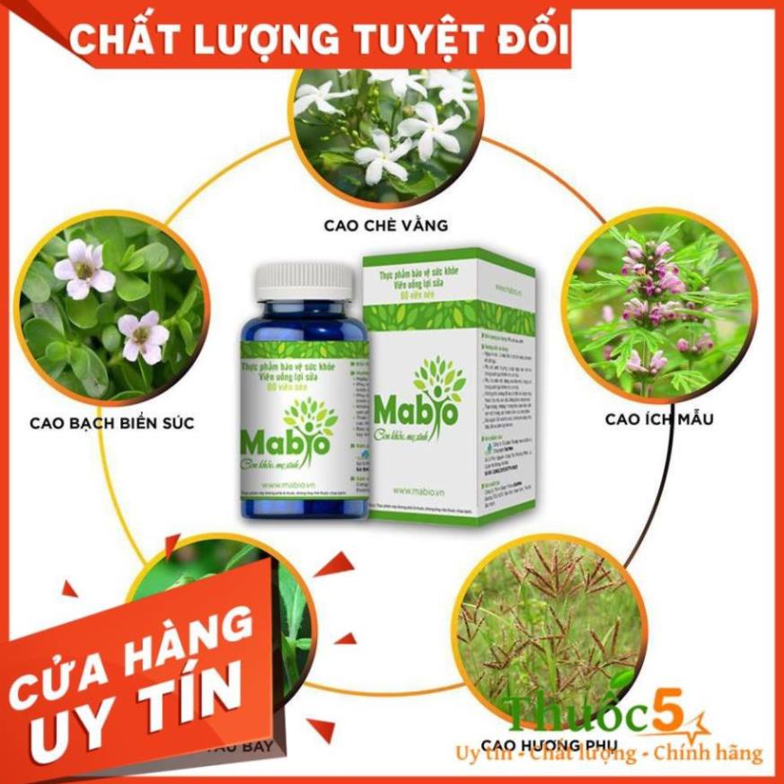 [GIÁ GỐC] Mabio – Viên uống lợi sữa, hỗ trợ thông tắc tuyến sữa mẹ