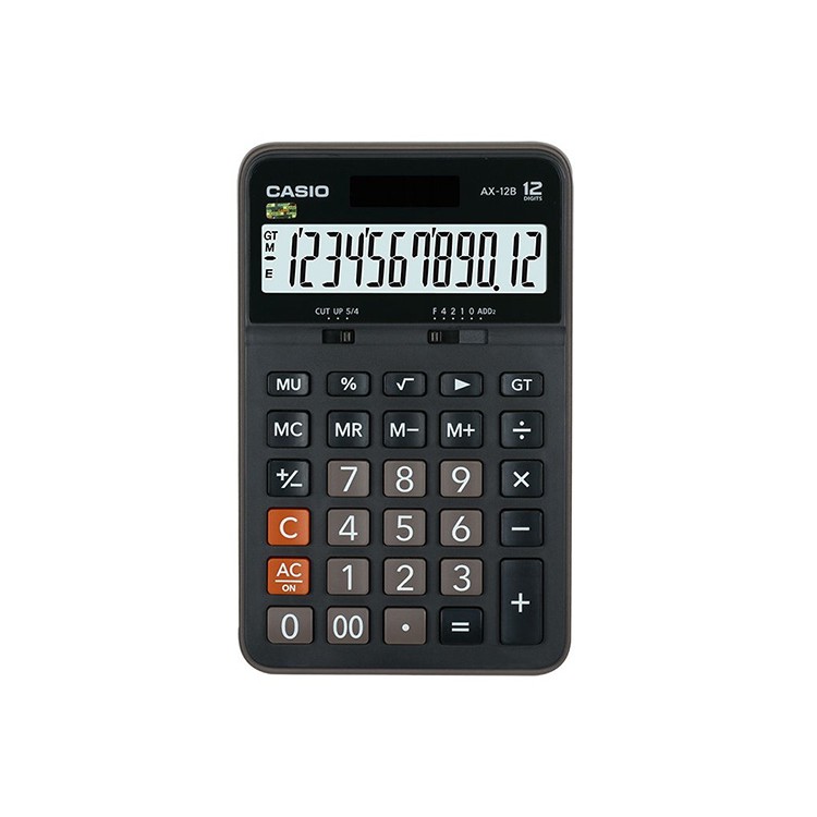 Máy tính Casio AX-12B (HÀNG CHÍNH HÃNG BÀO HÀNH 7 NĂM)