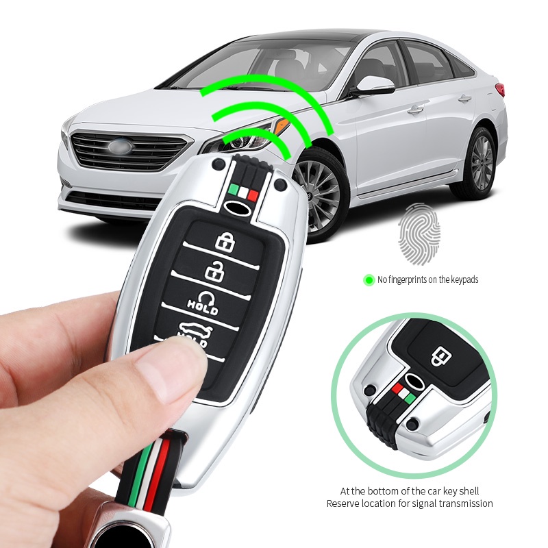 Vỏ Bảo Vệ Chìa Khóa Xe Hơi Hyundai Palisade Seel Veloster Santa Fe Ev Encino Solaris Azera Grandeur Ig Accent