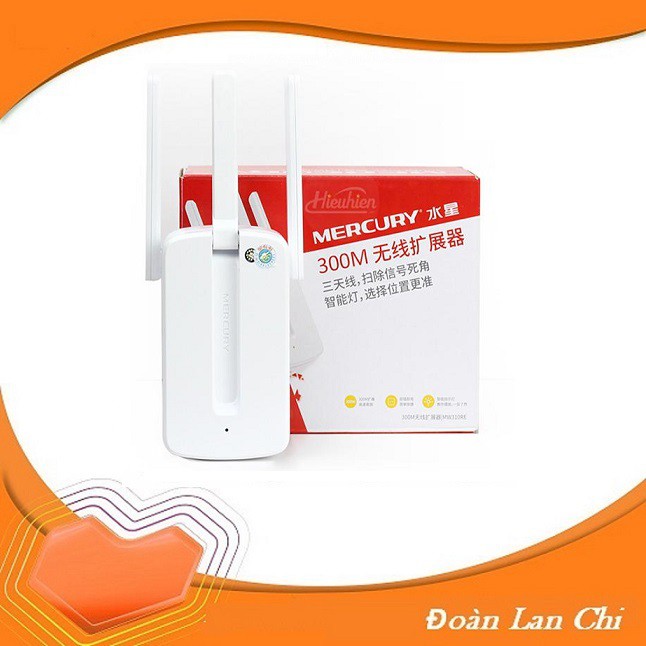 [ GIÁ HUỶ DIỆT] Kích sóng wifi Mercury MW310re 300Mbps 3 râu cực mạnh - BH 1 năm | Kích wifi Mercury MW310re 3 ăng ten | BigBuy360 - bigbuy360.vn