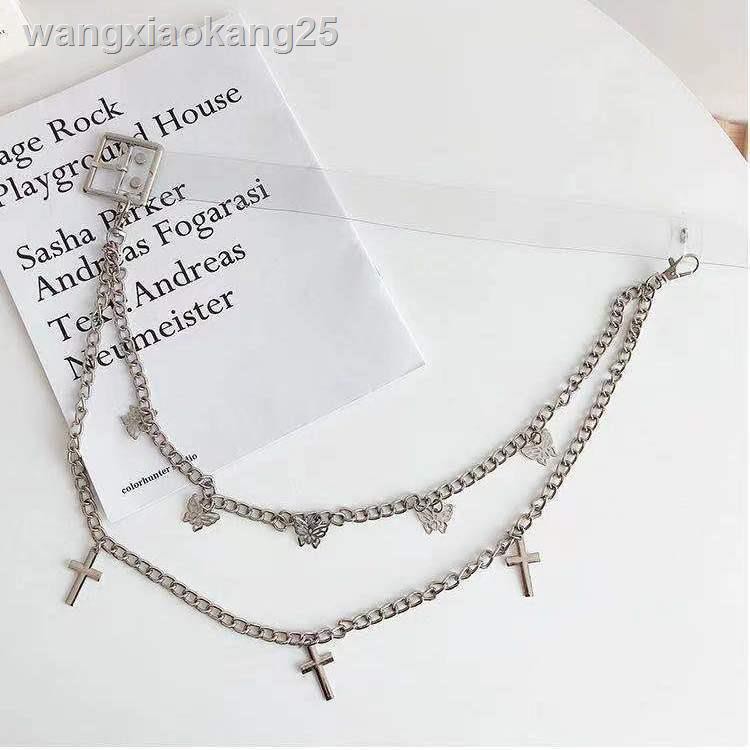 Áo Thun Tay Ngắn Cổ Tròn In Hình Thời Trang Cá Tính♂Thắt Lưng Trong Suốt Phối Khóa Trái Tim Xinh Xắn Cho Nữ | BigBuy360 - bigbuy360.vn