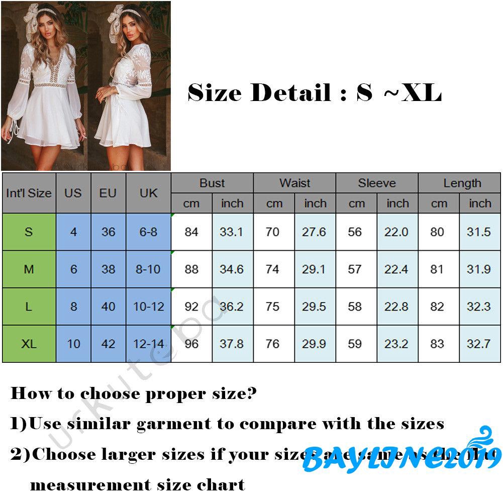 Đầm ren dài tay cổ chữ V thời trang nữ dễ thương