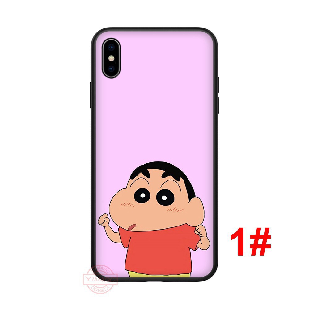 🍁 Ốp điện thoại in hình crayon shinchan cartoon iphone xs max xr x 8 plus 7 plus 6s plus 6 11 pro max - A808