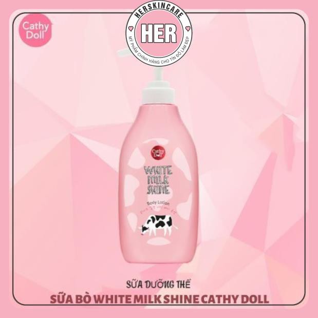 Sữa Dưỡng Thể Sáng Da Sữa Bò Cathy Doll White Milk Shine Body Lotion