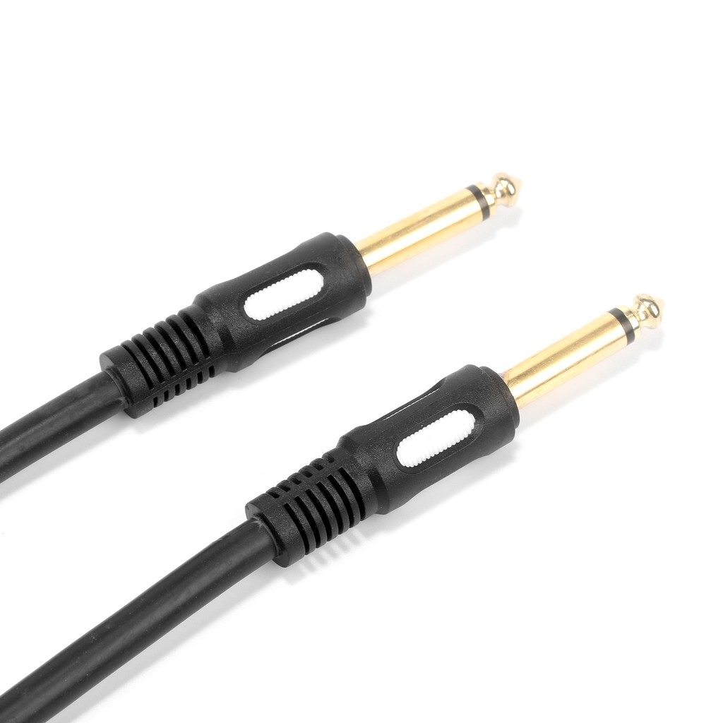 【1.5m/3m/5m/10m】6.35mm Jack To 6.35mm 1/4" Microphone Cable Guitar cord Mono Audio Aux Cable Adapter Jack Audio Cable Double Guitar