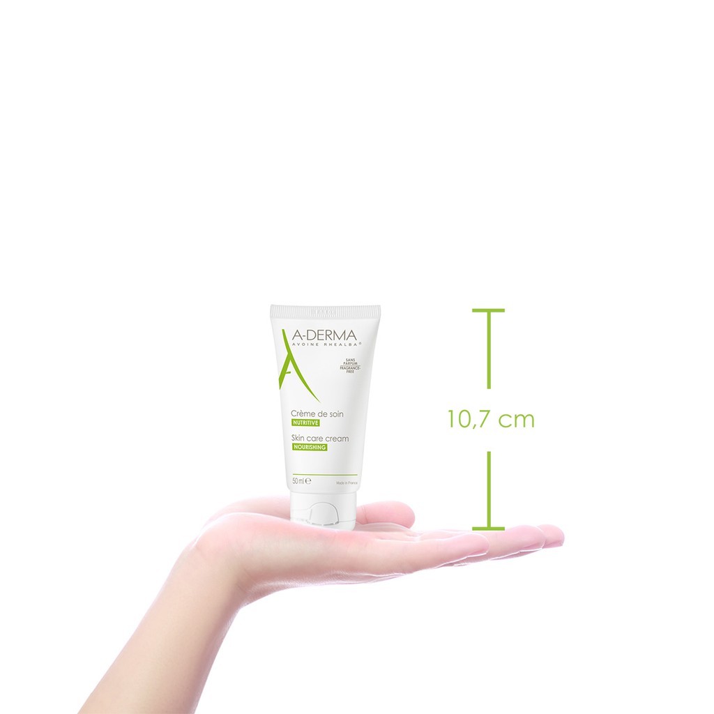 A-DERMA Kem dưỡng ẩm và làm mềm da hàng ngày SKINCARE CREAM 50ML Nhập Khẩu Chính Hãng