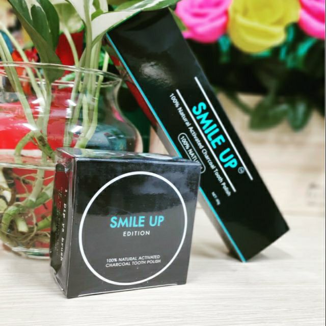 combo kem tẩy trắng răng smile up