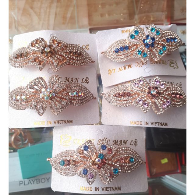 Cặp tóc đính đá hàng cao cấp