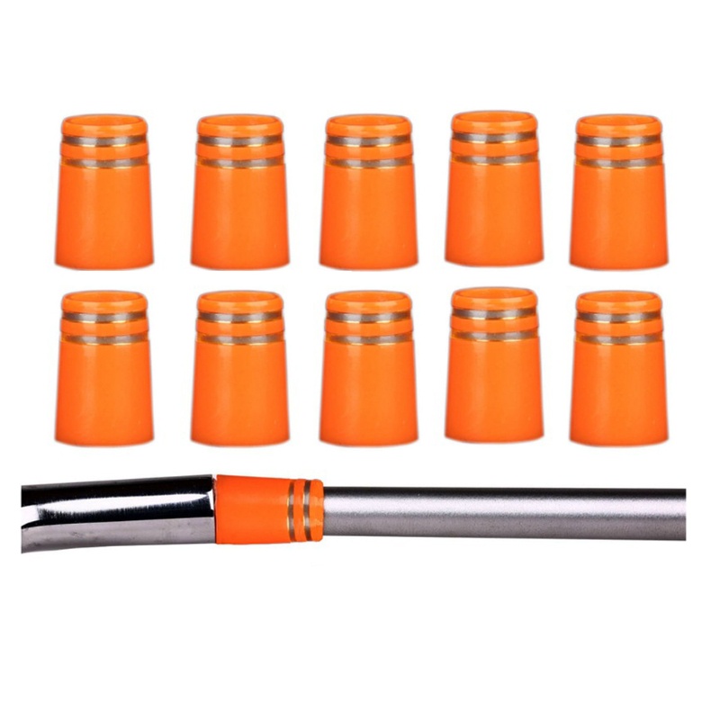 Bộ 10 Đầu Đánh Golf Đôi Bằng Sắt. 355 Chuyên Dụng Cho Băng Keo Dán Màu Đen / Cam / Đỏ / Trắng / Vàng