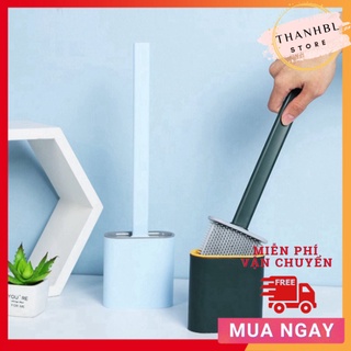 Cọ nhà vệ sinh silicon có nắp đựng TN256 - ThanhBL Store
