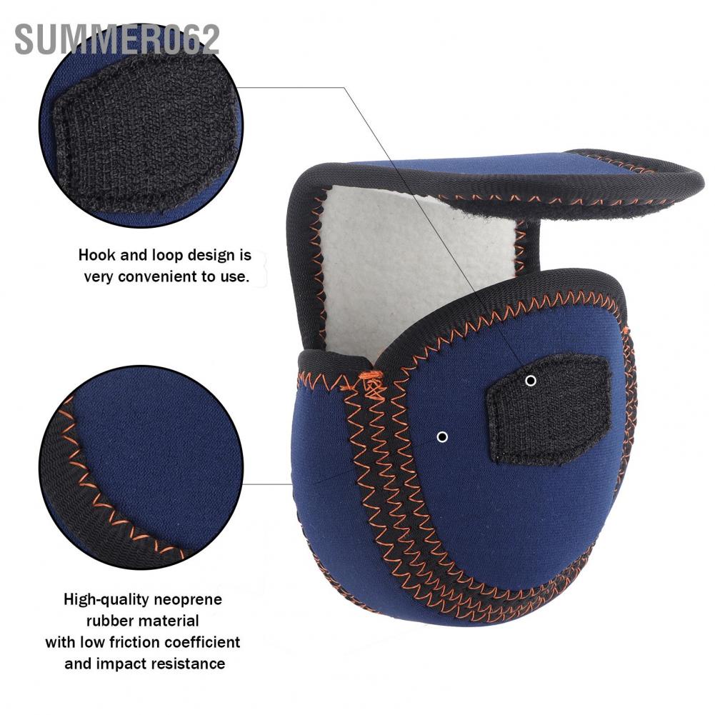 Summer062 Neoprene Fly Fishing Reel Protective Case Pouch Cover Anti‑Collision Storage Bag