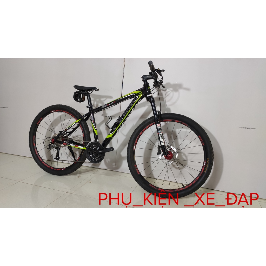 Xe đạp Titantec phanh dầu, phuộc hơi, 27 tốc độ cao cấp