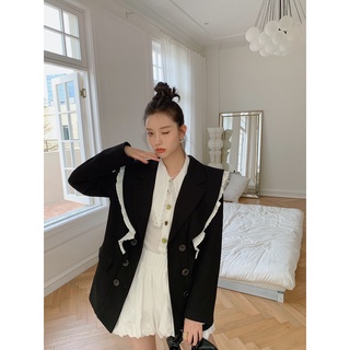 Iris boutique ib31004 22/ss office lady blazer  áo blazer nữ mùa thu đông