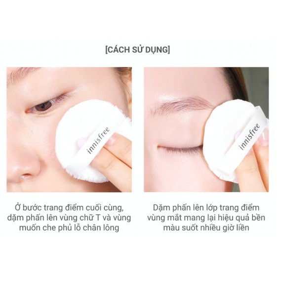 Phấn phủ che phủ lỗ chân lông dạng nén innisfree Pore Blur Pact 12.5g