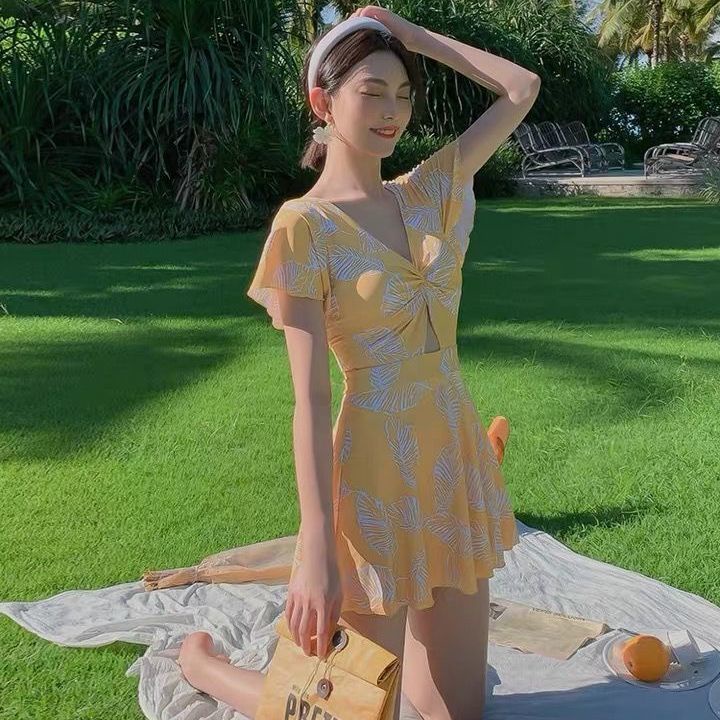 Bộ Đồ Bơi Một Mảnh Dáng Ôm Thời Trang Mùa Xuân Cho Nữ