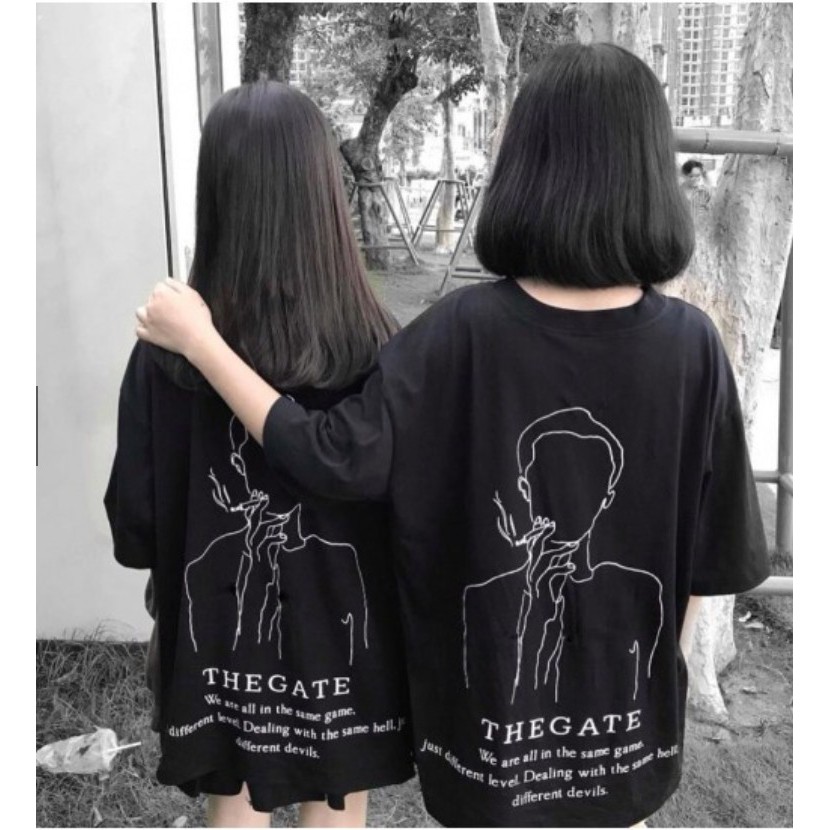 Áo thụng tay lỡ Unisex NGƯỜI HÚT THUỐC(THEGATE) ( kèm ảnh video thật )
