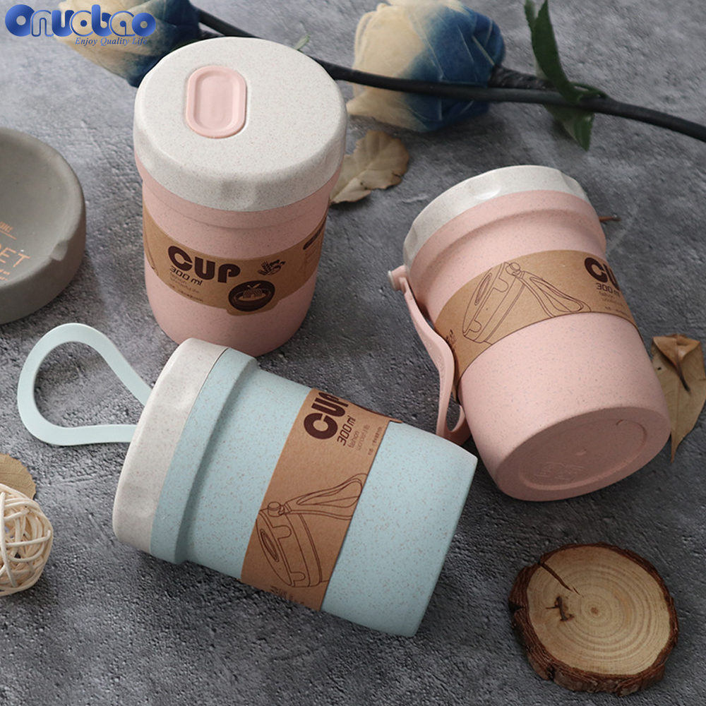 Cốc súp làm từ hỗn hợp lúa mì đựng đồ ăn phong cách Nhật Bản 300ml