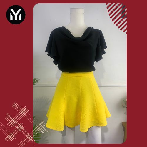 Váy Mini Nữ, Thiết Kế Dáng Xòe Trẻ Trung, Năng Động, Cá Tính, Phù Hợp Mặc Đi Làm, Đi Chơi