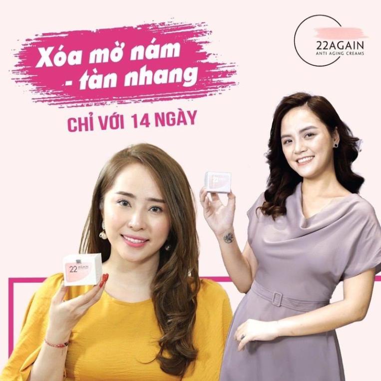 Kem dưỡng da 22 Again - trắng da, mờ thâm nám, giống lão hóa chính hãng 100%