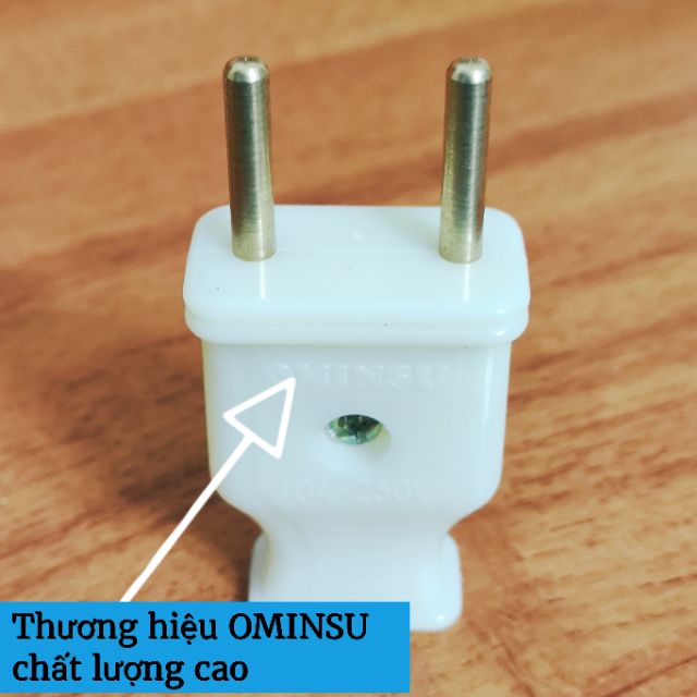 Phích cắm điện OMINSU công suất tải 2200W Hàng Việt Nam chất lượng cao