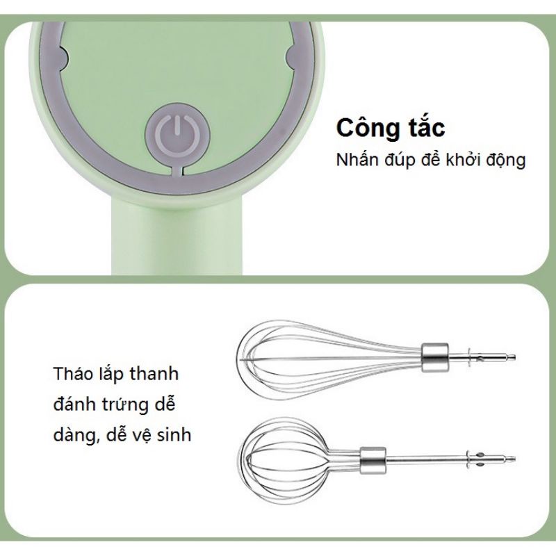 Máy đánh trứng ,kiêm xay tỏi ớt HAND Mixer
