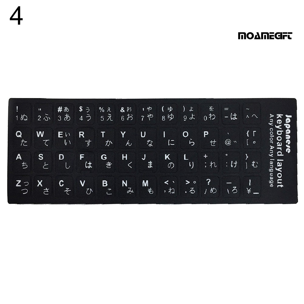 Sticker dán bàn phím Laptop tương ứng cho nhiều ngôn ngữ tùy chọn | BigBuy360 - bigbuy360.vn