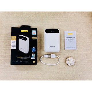 Sạc dự phòng Pisen Power Box C10000 LED 10000mAh - Hàng Chính Hãng
