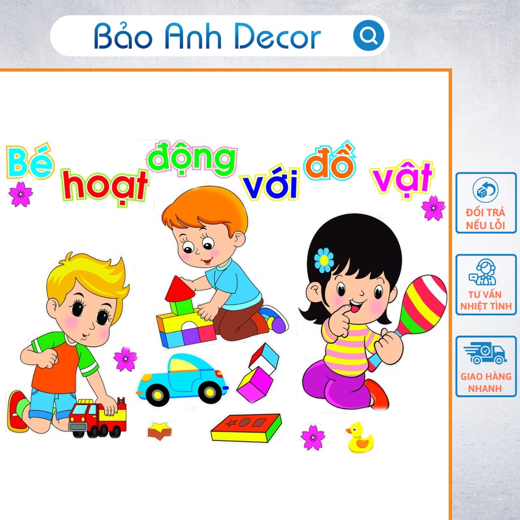Decal Mầm Non - Các Chủ Đề Của Bé