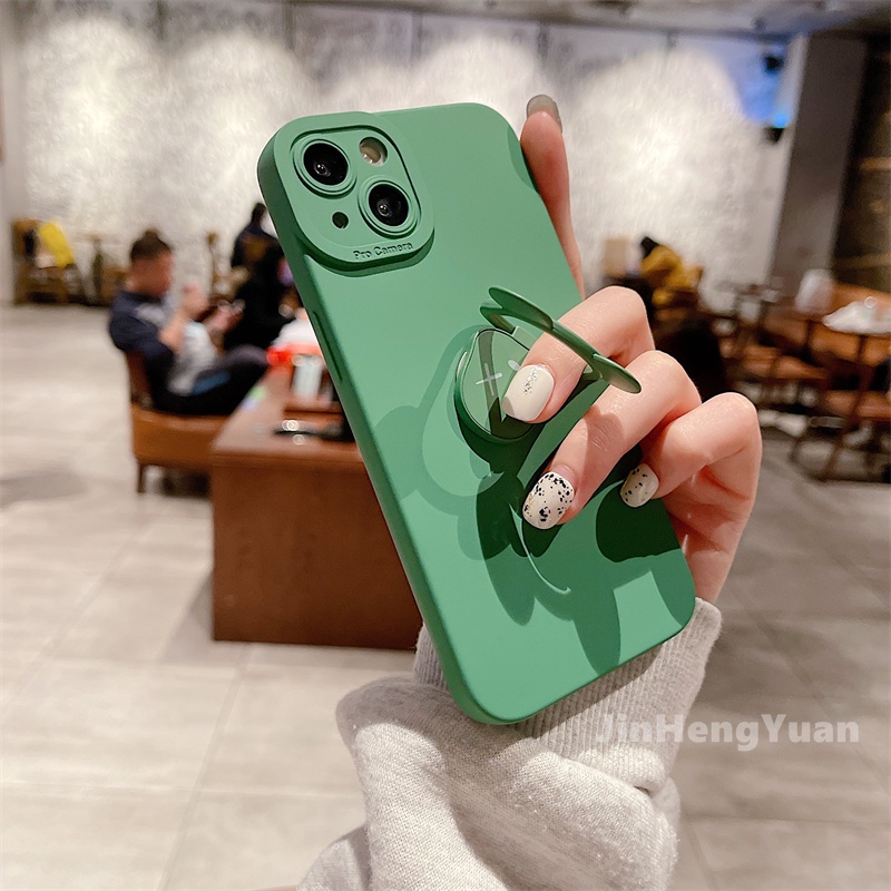 Ốp điện thoại TPU bằng silicon mềm có giá đỡ nam châm thích hợp cho iPhone X XS 11 12
