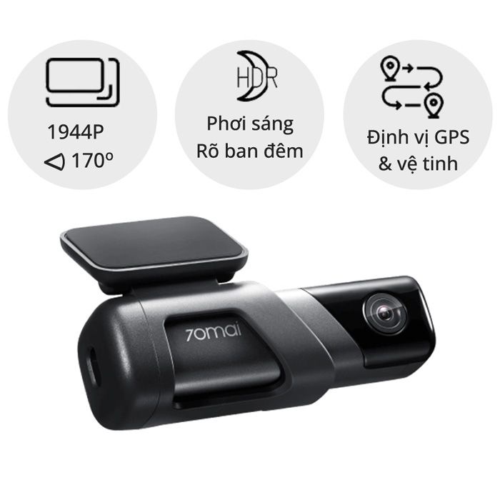 Camera hành trình ô tô 70mai Dash cam M300/M500 bản quốc tế, hàng chính hãng, bảo hành 12 tháng