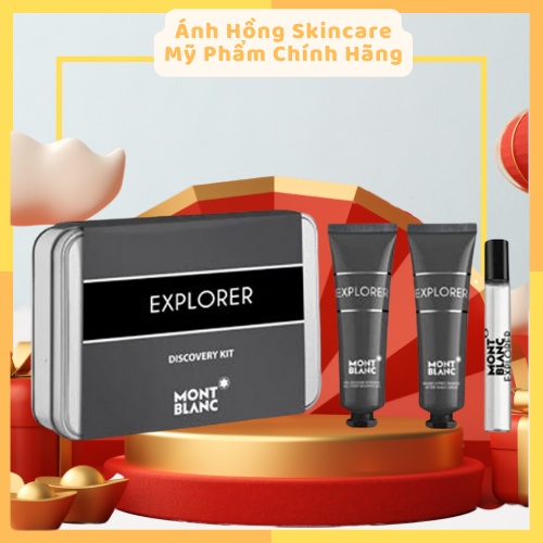 Gift Set Nước Hoa Nam Mont Blanc Explorer