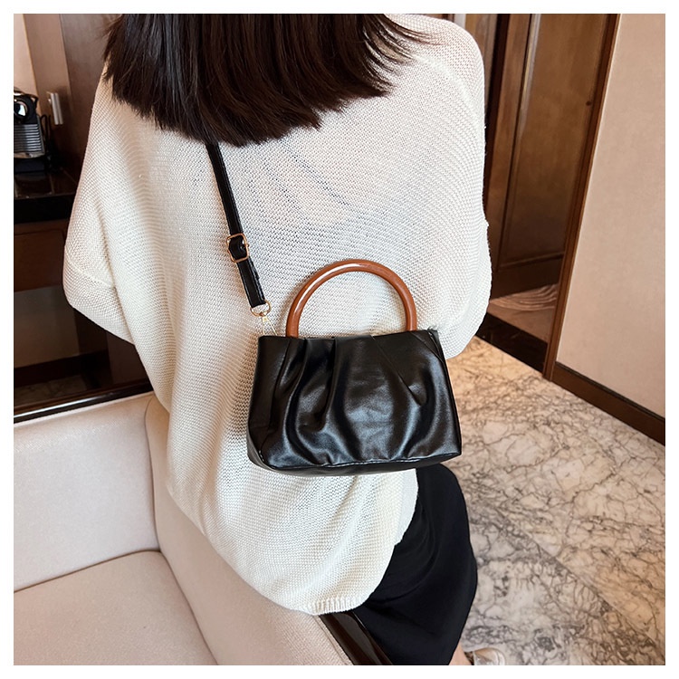 Túi Xách JASMIN NOIR Da PU Hình Đám Mây Thiết Kế Đơn Giản Thời Trang Cho Nữ