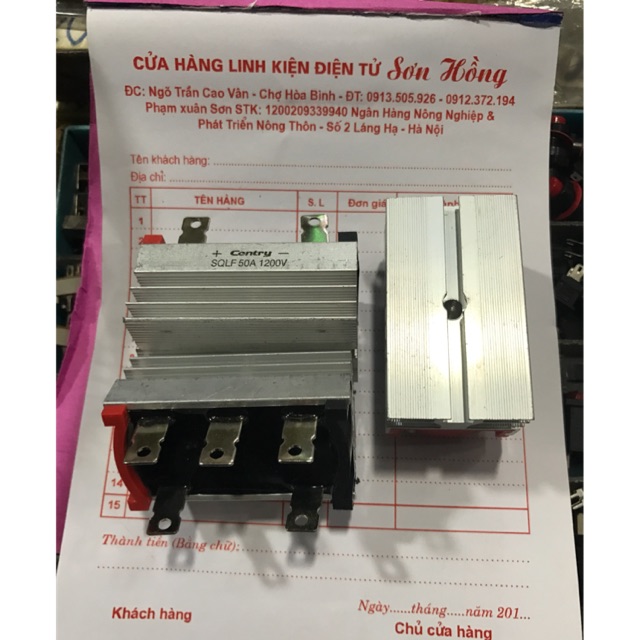 Cầu Diode chỉnh lưu 5 chân 50A-1200V